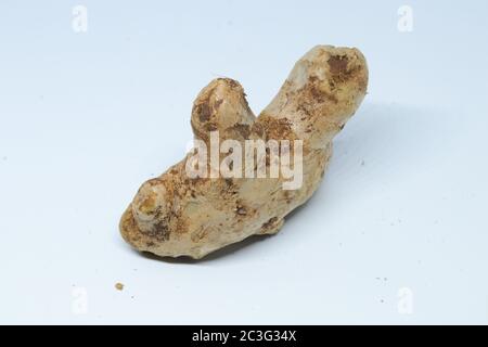 fresh ginger isolated on white background Stock Photo