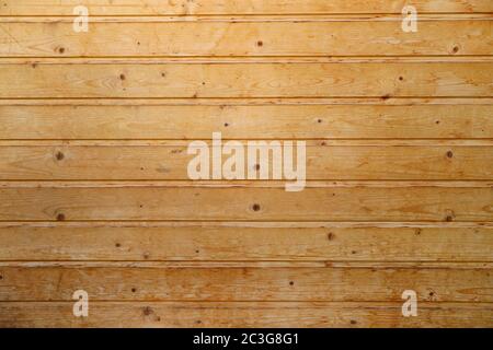 Texture of light brown horizontal pattern old wooden wall Stock Photo
