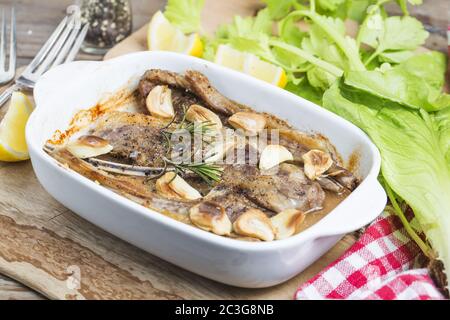 rack of lamb Stock Photo