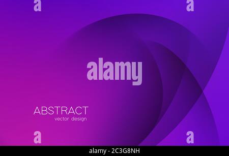 Abstract purple colorful vector background, color flow liquid wave for design brochure, website, flyer. Minimal design Stock Vector
