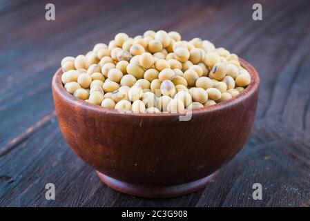 Soy beans Stock Photo
