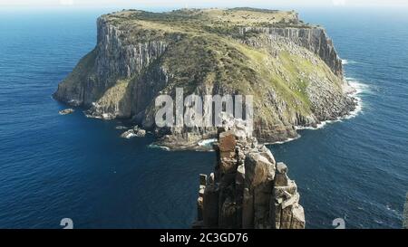 tasman island and the needle at cape pillar in tasmania Stock Photo