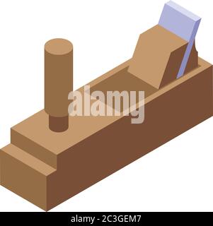 Carpenter tool icon, isometric style Stock Vector