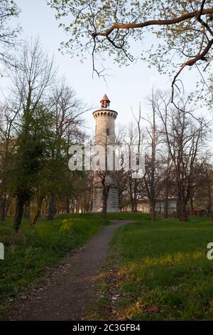 Bismarck Tower Quedlinburg Park Stock Photo