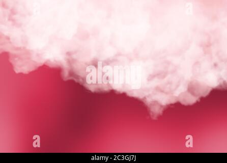 Pink wipe smoke cloud. Abstract mystic freeze motion diffusion background Stock Photo