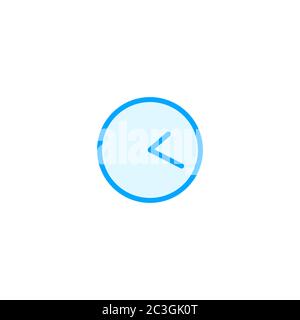 Clock thin line icon, time outline vector logo illustration, linear pictogram isolated on white. Stock Vector