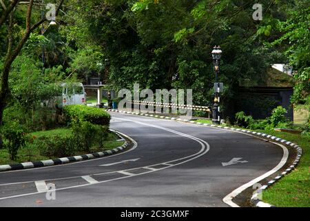 Brunei city road Stock Photo