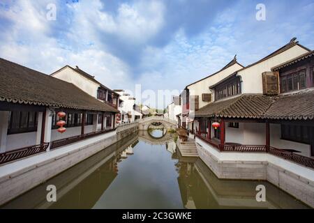 Jiangsu wuzhong district suzhou Lu town straight Stock Photo