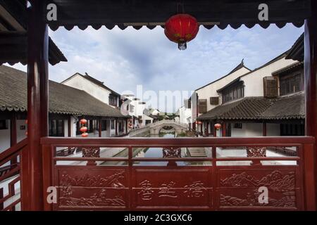 Jiangsu wuzhong district suzhou Lu town straight Stock Photo