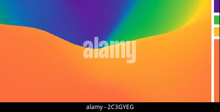 Abstract blurred color background. Modern screen vector design for mobile app. Trendy gradients. Stock Vector