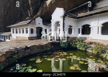 Cave temple complex near Dambulla city, Sri Lanka Stock Photo