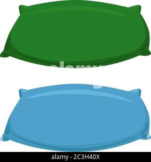 Set of pillows. Vector illustration on the theme of home comfort. Stock Vector