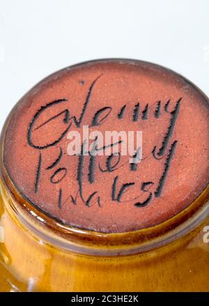 Welsh Ewenny Pottery Jug Stock Photo