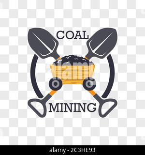 coal mining insignia. vector illustration Stock Vector