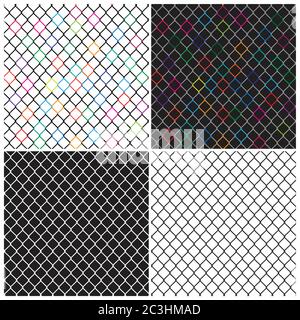 mesh netting in different interpretations. seamless in all directions if needed Stock Vector