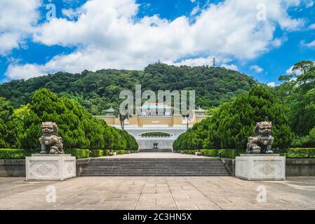 Facade of National Palace Museum in Taipei, taiwan. Stock Photo