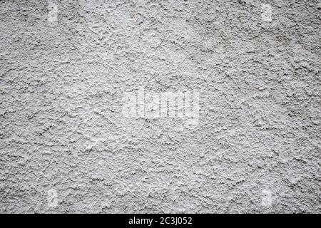 Gray white color, plaster rough texture background, building facade wall grunge material Stock Photo