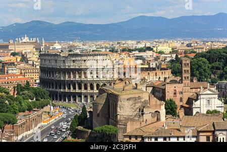 The amazing Rome skyline is incredible Stock Photo - Alamy