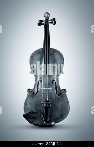 close up of a violin Stock Photo