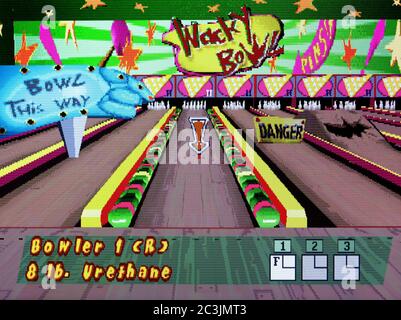 Jeu Ten Pin Alley - Pour PlayStation 1 (PS1) - Version PAL - Bon état