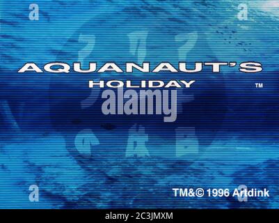 Aquanaut S Holiday Sony Playstation 1 Ps1 Psx Editorial Use Only Stock Photo Alamy