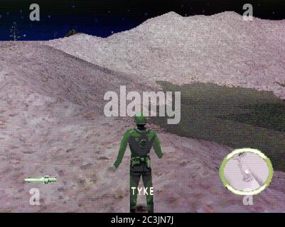 Army Men World War Team Assault - Sony Playstation 1 PS1 PSX - Editorial use only Stock Photo