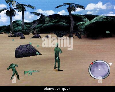 Army Men World War - Sony Playstation 1 PS1 PSX - Editorial use only Stock Photo