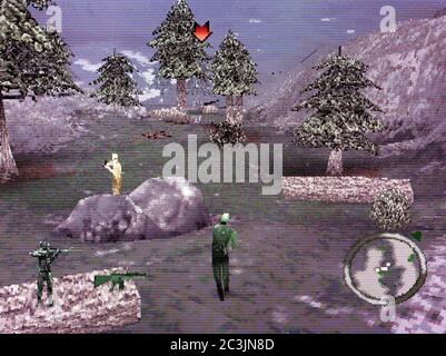 Army Men World War Land Sea Air - Sony Playstation 1 PS1 PSX - Editorial use only Stock Photo