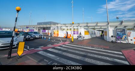 passenger drop heathrow airport zone terminal pick london alamy england september