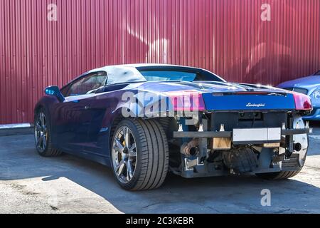 Lamborghini Burnout Crash