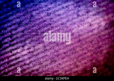 Web programming functions on laptop on laptop. IT business. Python code computer screen. Mobile application design Concept. Stock Photo