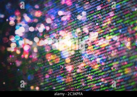 Web programming functions on laptop on laptop. IT business. Python code computer screen. Mobile application design Concept. Stock Photo