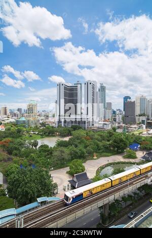 Bangkok Thailand May 22 2015 With The Bts Skytrain Opened In 1999 Bangkok Thailand May 22 2015 With The Bts Skytrain Opened In 1999