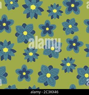 Vector organic motive seamless pattern. Stock Vector