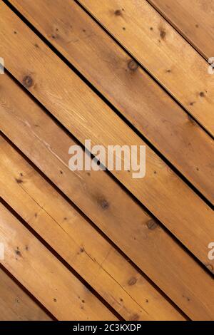 Background of diagonal slanted wooden planks. Vintage style with ...