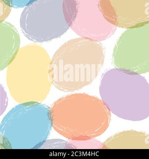 hand drawn seamless background, abstract illustration Stock Vector