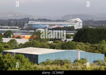 Cardiff, Wales, UK. 21st June, 2020. A general view of the Cardiff City Stadium ahead of Cardiff City v Leeds United in the SkyBet Championship on the 21st June 2020. Credit: Lewis Mitchell/Alamy Live News Stock Photo