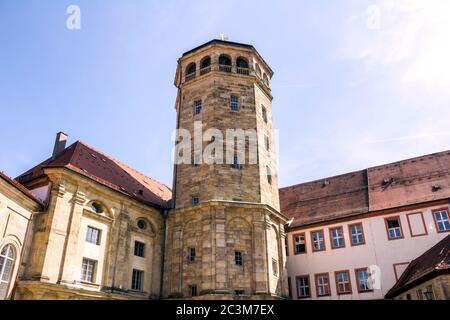 Old Castle of Bayreuth, Germany. Bayreuth is famous for its annual festival for operas of Richard Wagner. Stock Photo