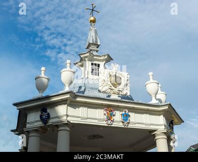 Close up detail of the ornate and historic market cross in Beverley, East Yorkshire Stock Photo