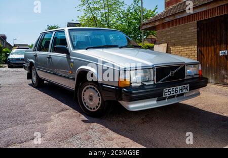 1988 Volvo 740 GL large Swedigh saloon car Stock Photo