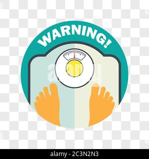 scales dial on transparent background. vector illustration Stock Vector