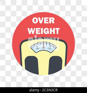 scales dial on transparent background. vector illustration Stock Vector