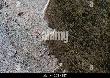 Water on concrete floor. Stock Photo