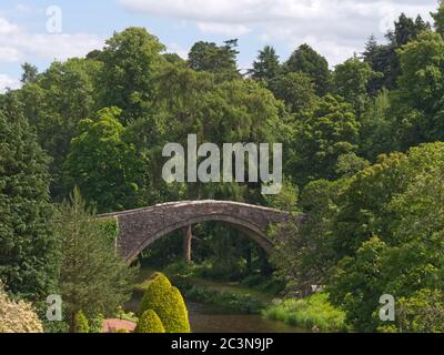 The Brig o' Doon, River Doon ,Alloway, South Ayrshire,Scotland,UK Stock Photo