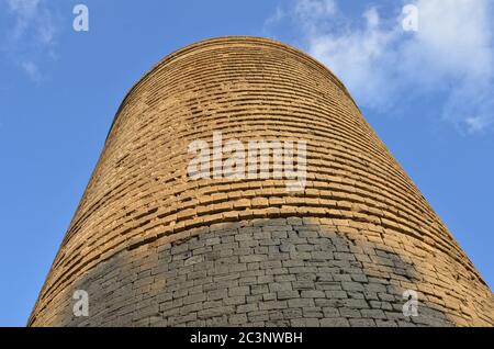 maidens tower landmark in baku azerbaijan. The Maiden Tower also known as Giz Galasi, located in the Old City in Baku, Azerbaijan. Maiden Tower was Stock Photo