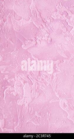 textured pink decorative stone wall vertical background Stock Photo