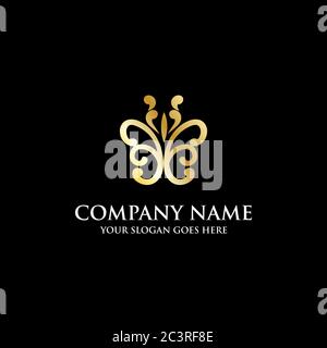 Modern Abstract hotel logo design, best for your hotel or business logo template Stock Vector