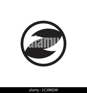 circle geometric motion arrow circle logo vector Stock Vector