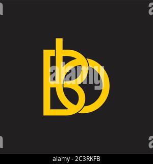 letters bb linked monogram line logo vector Stock Vector Image & Art ...