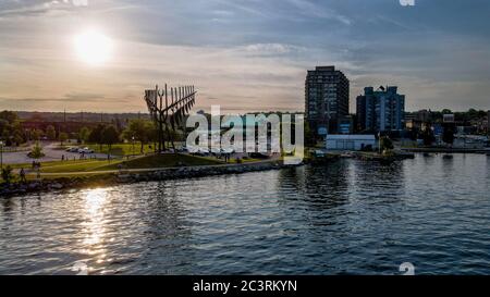Spirt Catcher at Sunset 2020 - Barrie Ontario Canada Stock Photo